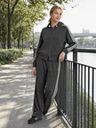 private label straight-leg sweatpants